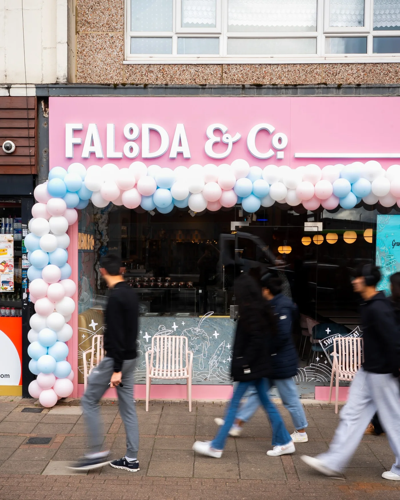 Falooda & Co completed shopfront in Slough